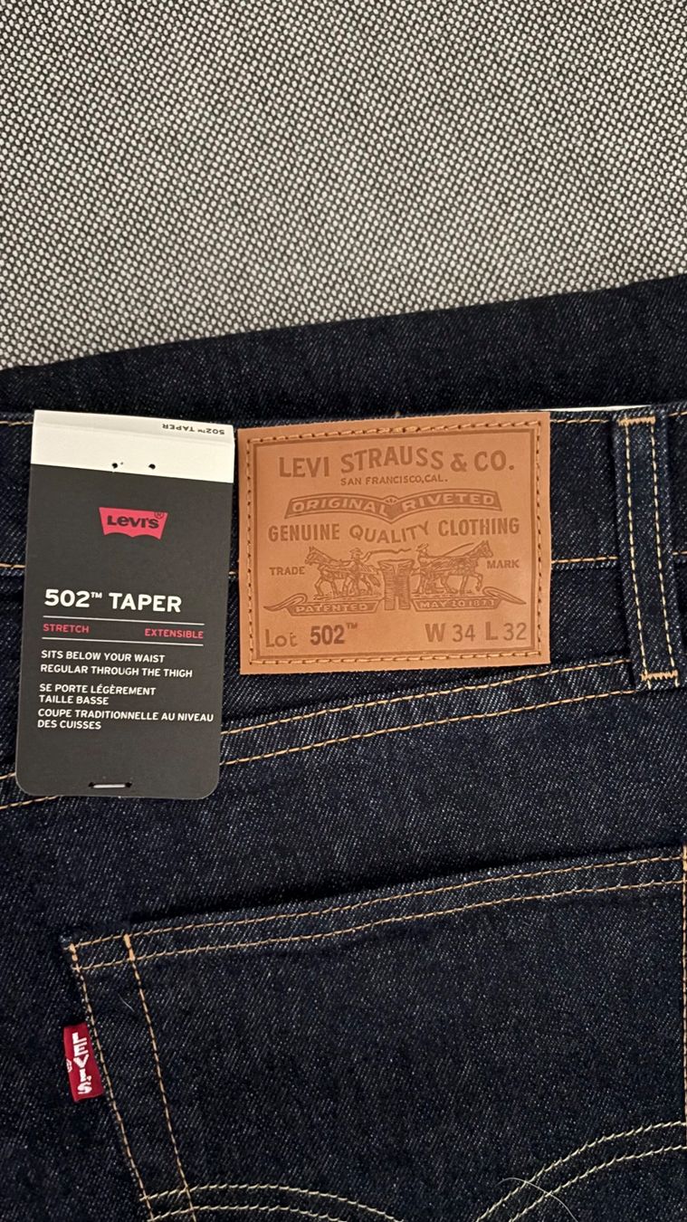 Levi's Jeans: Levis 502, Rock Cod, 34/32 – Neuf avec emballage d'origine à Cham par Merdek123
