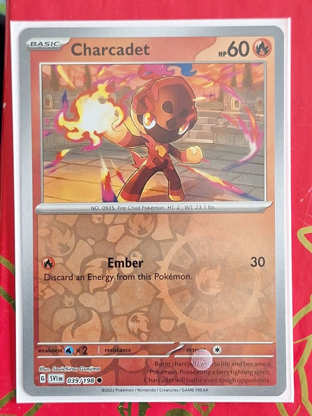 Pokémon Carte collezionabili: Charcadet - Pokemon Reverse Holo Scarlet Violet Base – Usato da Altstätten SG venduto da GGsGameshop