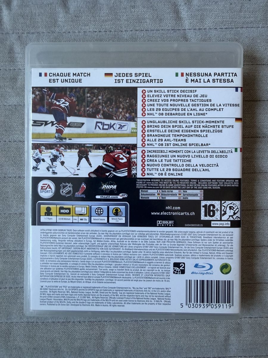 Sony Giochi: NHL 08 für PS3 – Usato da Thunstetten venduto da Virus_33 2