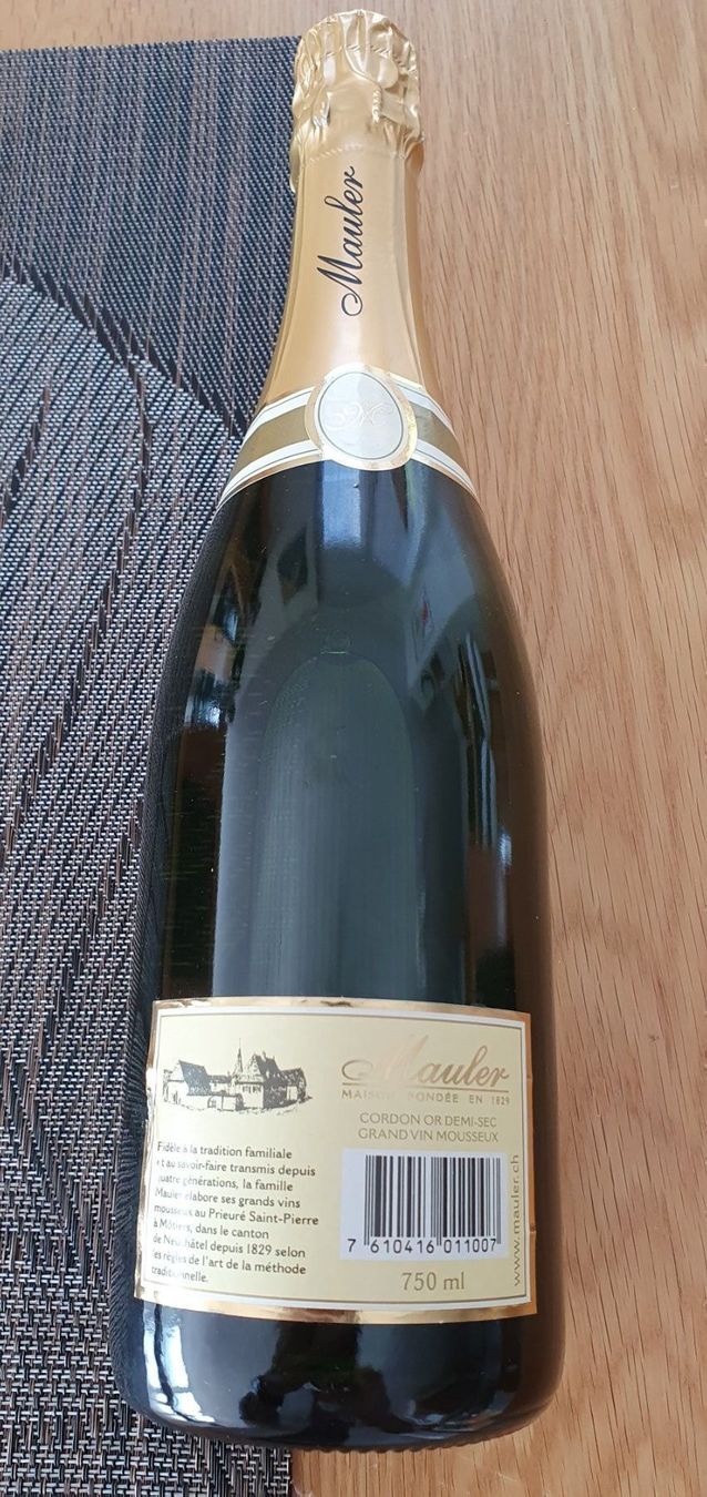 Bevande alcoliche: Mousseux Mauler demi-sec – Nuovo e nell'imballaggio originale da Moutier venduto da gvmv 3