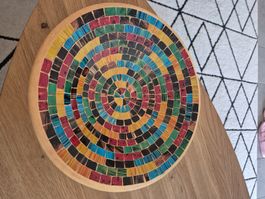 Grosse Dekoschale mit Mosaikdesign