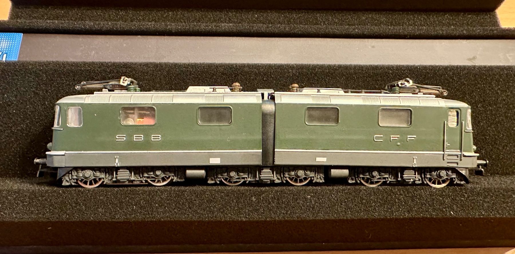 Hag Modellini di ferrovie: SBB RE 6/6 Prototip von Hag AC Analog – Usato da Oftringen venduto da ib.85