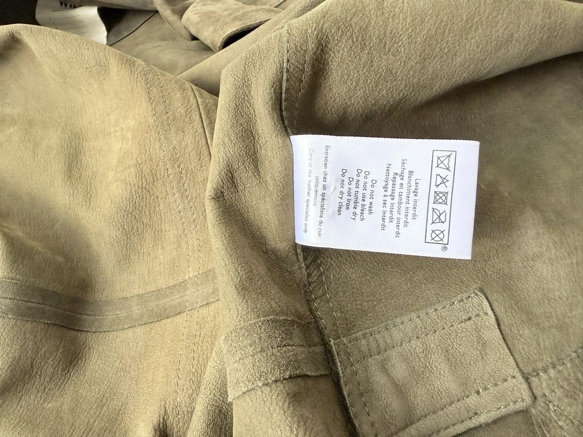 Sezane Giacche: Sézane Lederjacke in khaki - Gr.M – Nuovo (secondo la descrizione) da Basel venduto da A-Z-B 4