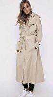 BURBERRY Mantel Trenchcoat Gehrock Gürtel Novacheck Gr.36