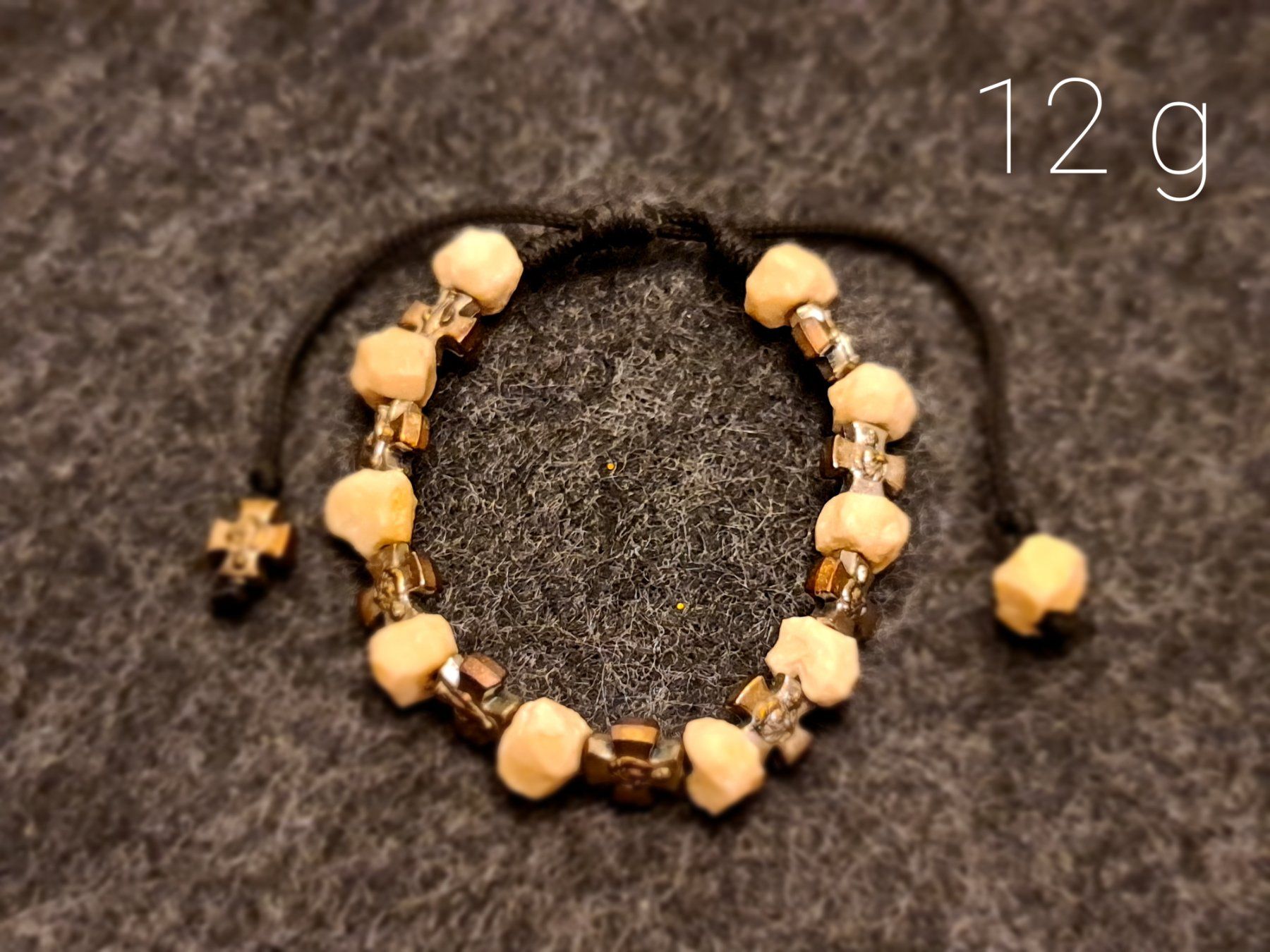 Bracciali & Braccialetti: Armband Steine und Kreuze – Usato da Meggen venduto da everydaysale 2