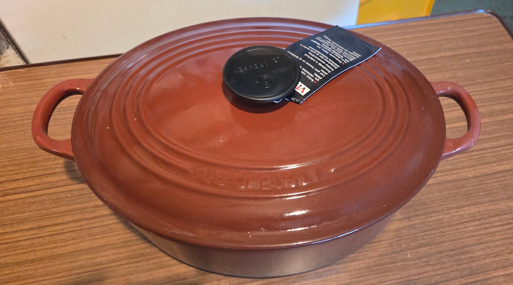 Töpfe: Ein Bräter Oval Gussemail Braun – Neu (gemäss Beschreibung) aus Niederbipp von Trude04 2