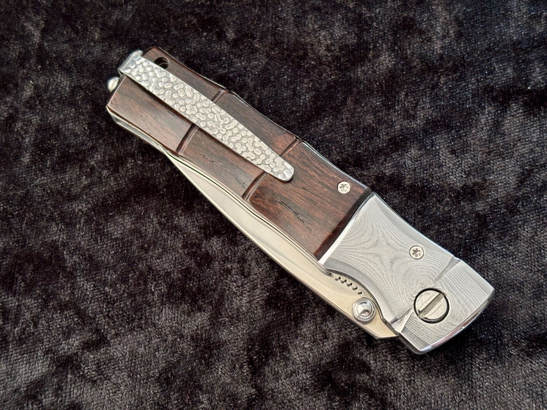 Coltelli tascabile: Mcusta-Messer Bamboo, VG10, Palisander, Damast-Backen – Usato da Frauenkappelen venduto da Doc_Snyder 3