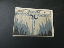 Dt. Reich, Saalfeld - Notgeldschein