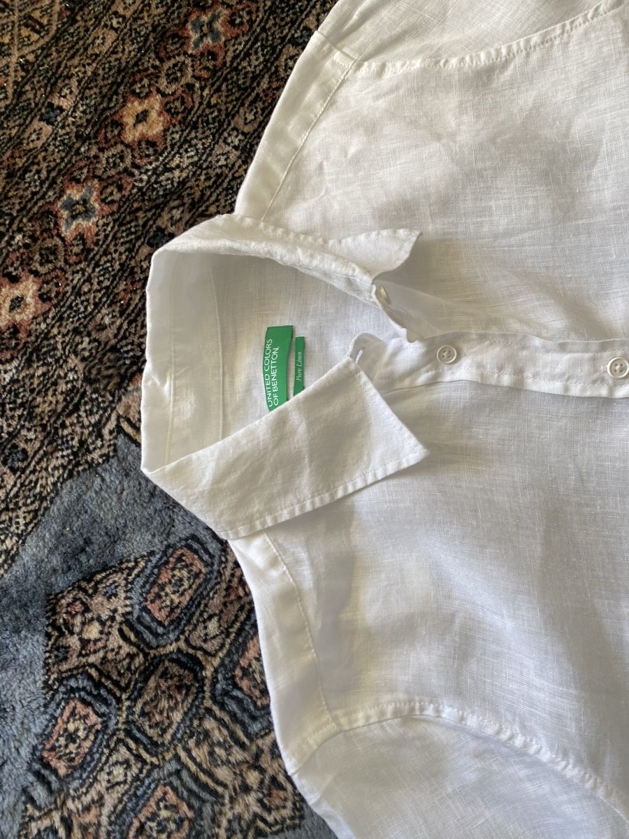 Camicette: BENETTON WEISSE BLUSE GR S – Nuovo (secondo la descrizione) da Uster venduto da bek_v2ct 1