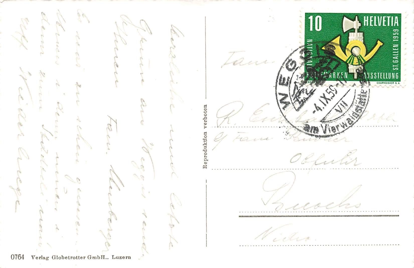 Cartoline postali: Weggis – Usato da Biasca venduto da Blenio71 1