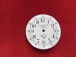 Post PTT Posthorn Emaille Zifferblatt Antik