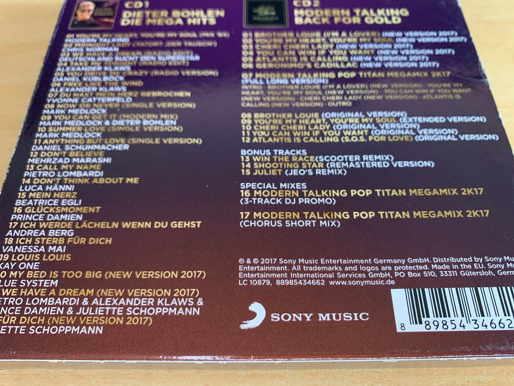CD: Dieter Bohlen – Die Mega Hits - 2 CD – Usato da Rikon im Tösstal venduto da Alpenmutz 1