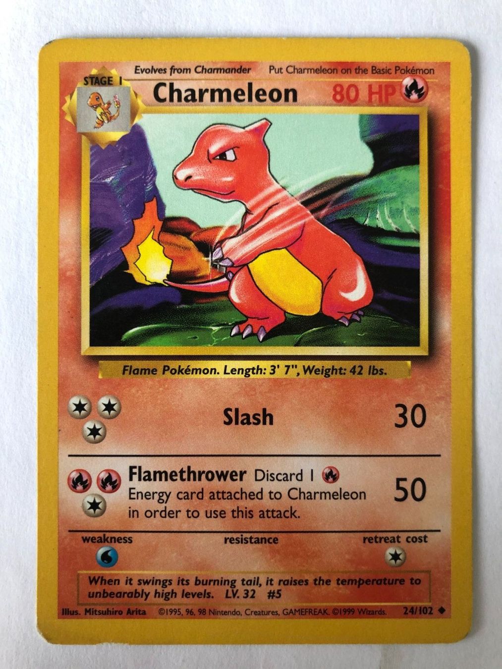 Pokémon Carte collezionabili: Charmeleon - Base Set - Pokemon – Usato da Nussbaumen AG venduto da Bika-Shop