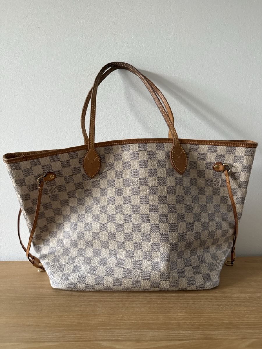 Louis Vuitton Borse da donna: Louis Vuitton Neverfull Damier Azur Tasche gebraucht – Usato da Basel venduto da selinalivia