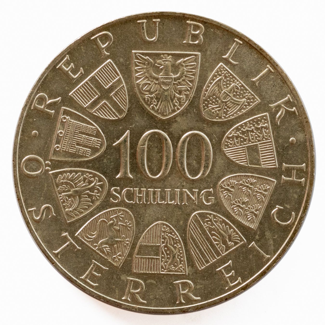 Tutti le monete: Österreich 100 Schilling 1979 Silber – Usato da Rotkreuz venduto da num_6343