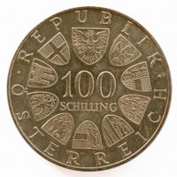 Österreich 100 Schilling 1979 Silber