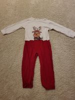 Baby Schlafanzug Overall Weihnachten Rentier Gr. 92/98