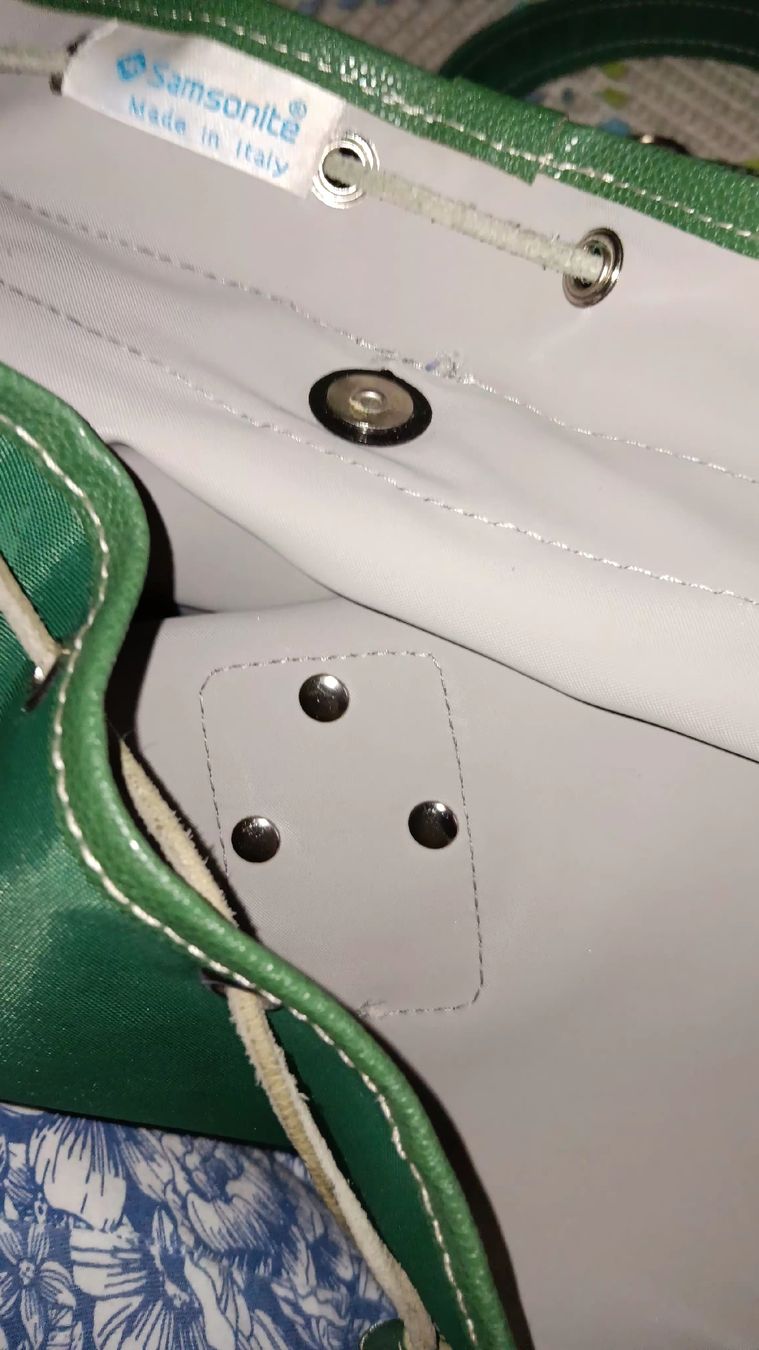 Samsonite Rucksäcke: zaineto vintage Samsonite verde molto capiente- – Gebraucht aus Carena von gra_yz7p 3