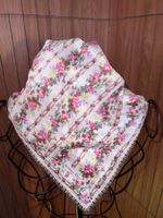 Christian Dior Vintage Tuch Floral 47x47