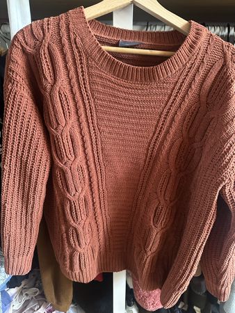 Pullover orange Gr. M