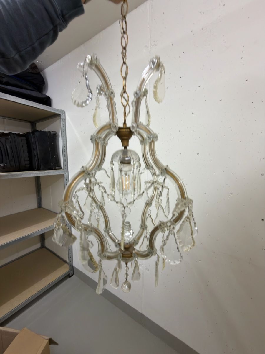 Lampadari & plafoniere: Alter Kristallglaskronleuchter Maria Theresia – Usato da Lenzerheide/Lai venduto da Rogah 8