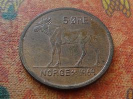 NORVEGE  5  ORE  1969  (P)