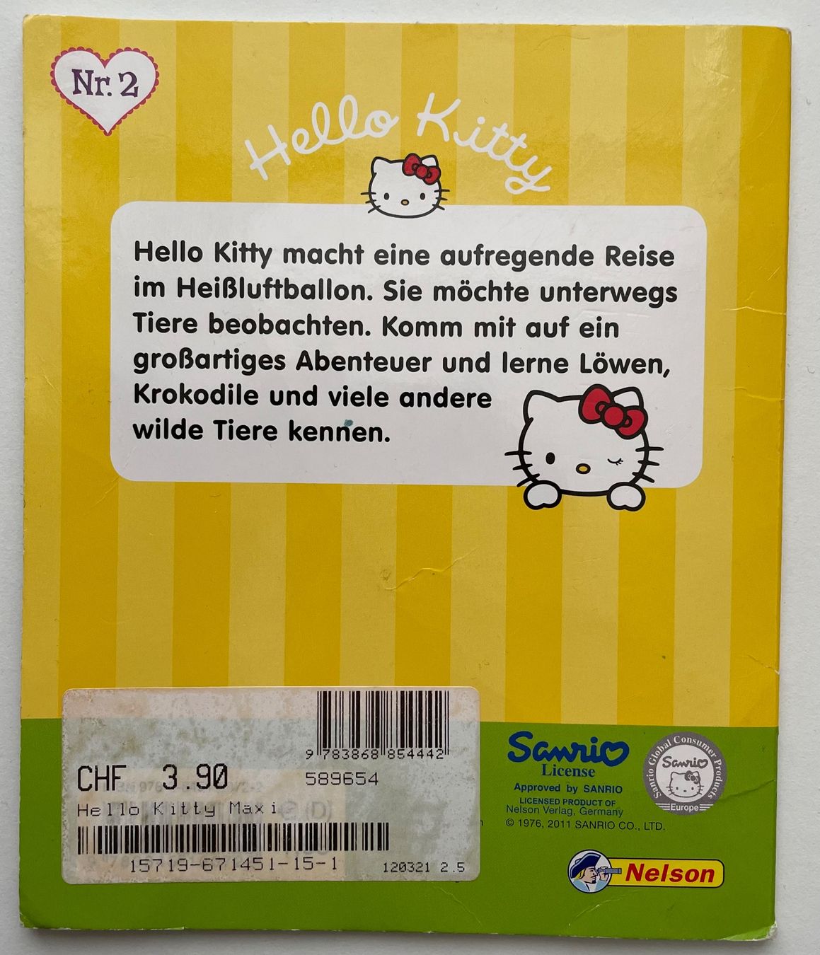 Libri: Hello Kitty Eine aufregende Reise, Kinderbuch, Top! – Usato da Winterthur venduto da crave 1