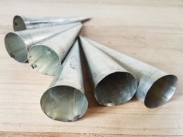 6 Cornet Formen Cremerollen Vanille Backform Schillerlocken