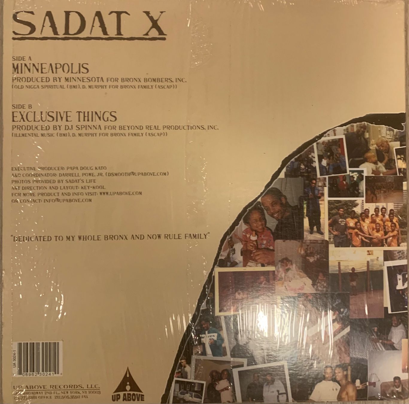 Schallplatten: SADAT X - Minneapolis Maxi Lp 2002 – Gebraucht aus Mühlethal von superfast78 1