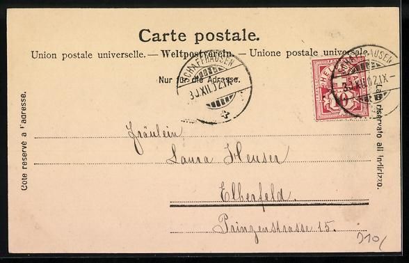Cartoline postali: Schaffhausen, Städtisches Schulhaus, Ka – Usato da Berlin venduto da bartko-reher 1