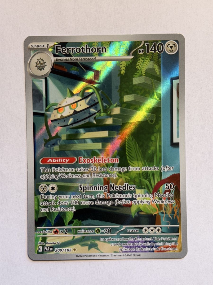 Pokémon Carte collezionabili: Pokemon Ferrothorn 209/182 EN – Usato da Uster venduto da l_cards