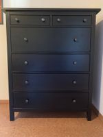 Ikea Kommode Hemnes schwarzbraun