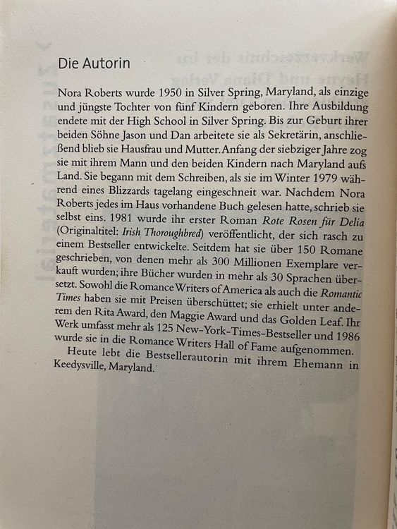 Buch Roman Nora Roberts verschlungene Wege Kaufen auf Ricardo