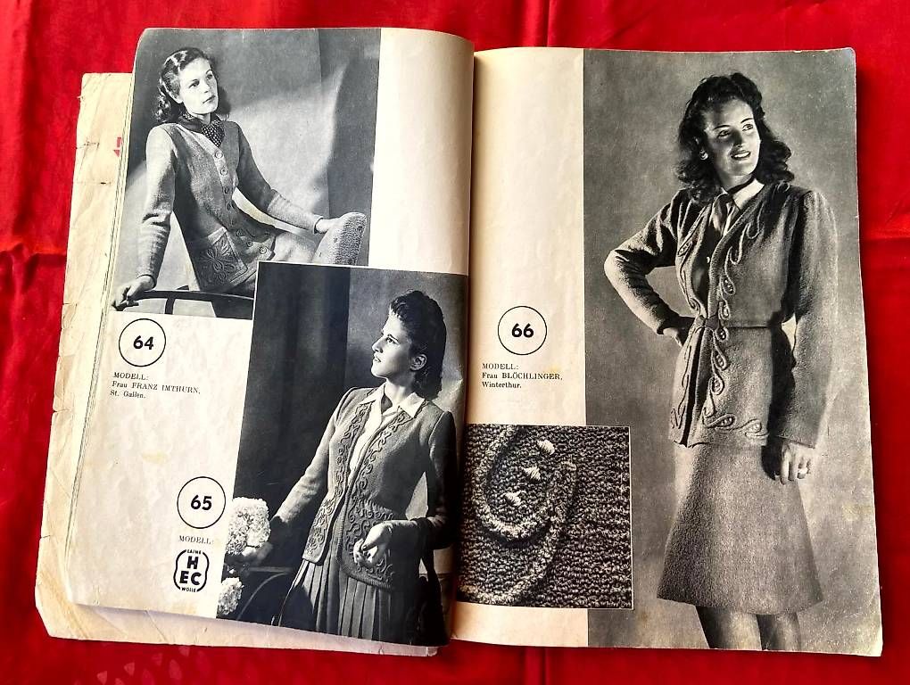 Riviste & Magazine: Sehr alte Strickhefte mit Flickbüchlein JG 1957 – Usato da Reinach AG venduto da e5734h 3