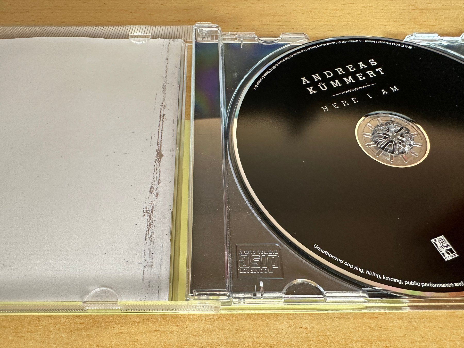 CD: Andreas Kümmert – Here I Am – Usato da Rikon im Tösstal venduto da Alpenmutz 2
