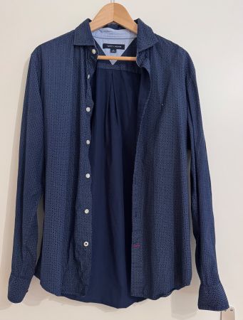 Tommy Hilfiger Hemd, dunkelblau, Grösse M