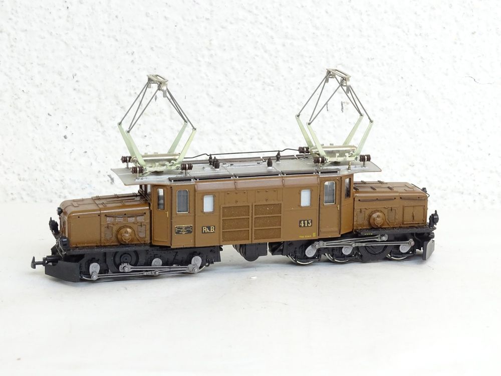 Train Bemo RhB Set Ge6/6 706 + Camion - échelle H0m/H0e - époke IV - Comme Neuf
