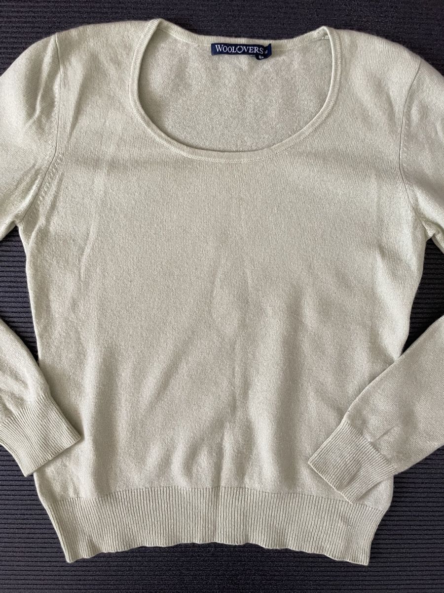 Pullover & Sweatshirts: Pull Woolovers cachemire laine vert clair taille M – Neu (gemäss Beschreibung) aus Vuippens von ale_6gkb