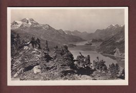 Blick von HAHNENSEE gegen Maloja
