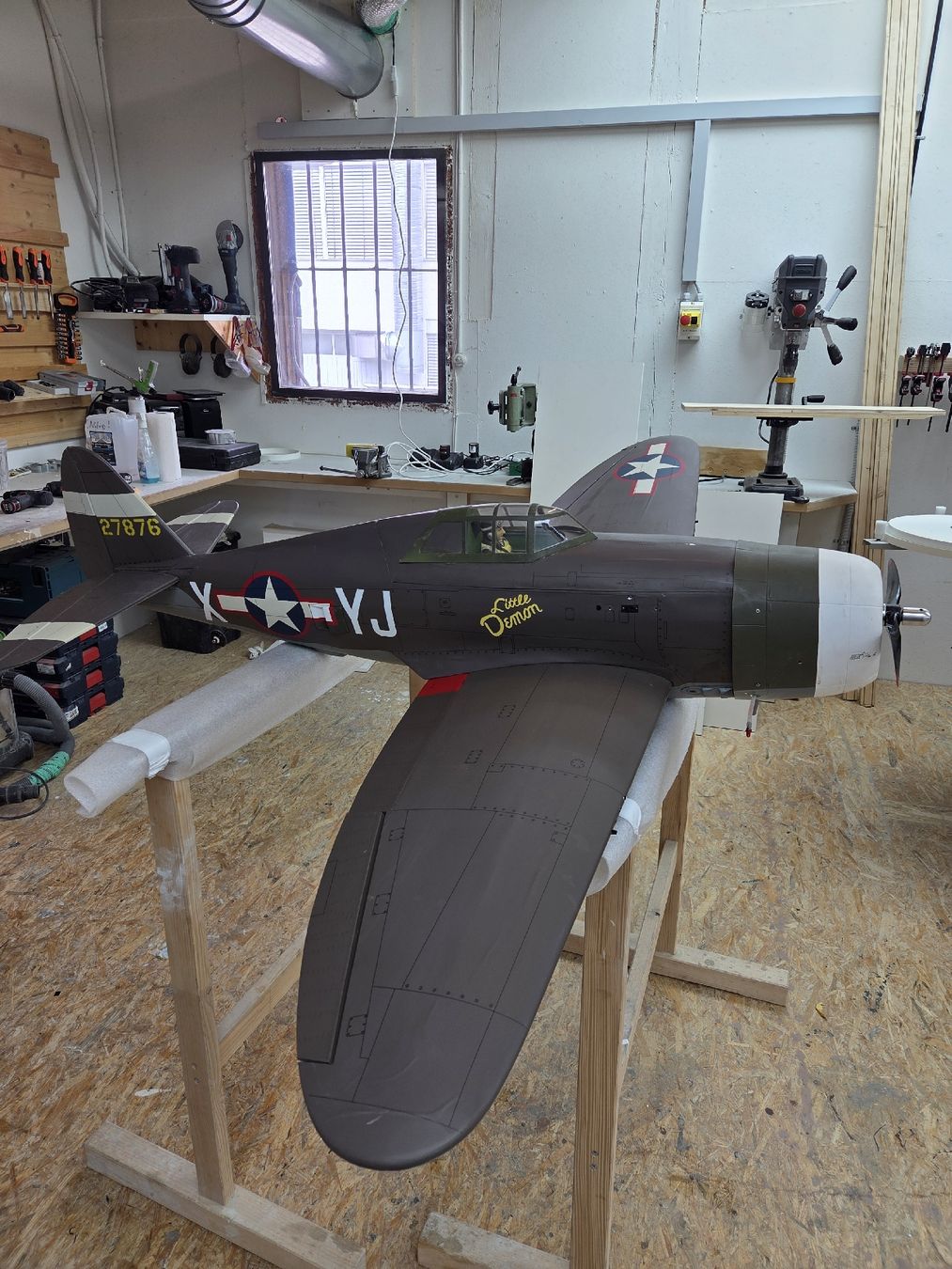Modellismo RC: Hangar 9, P-47 flugfertig – Usato da Schötz venduto da E.Schneider 1