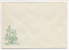 1954 Nr 54 Pro Juventute Briefli Briefchen Stiefmütterchen