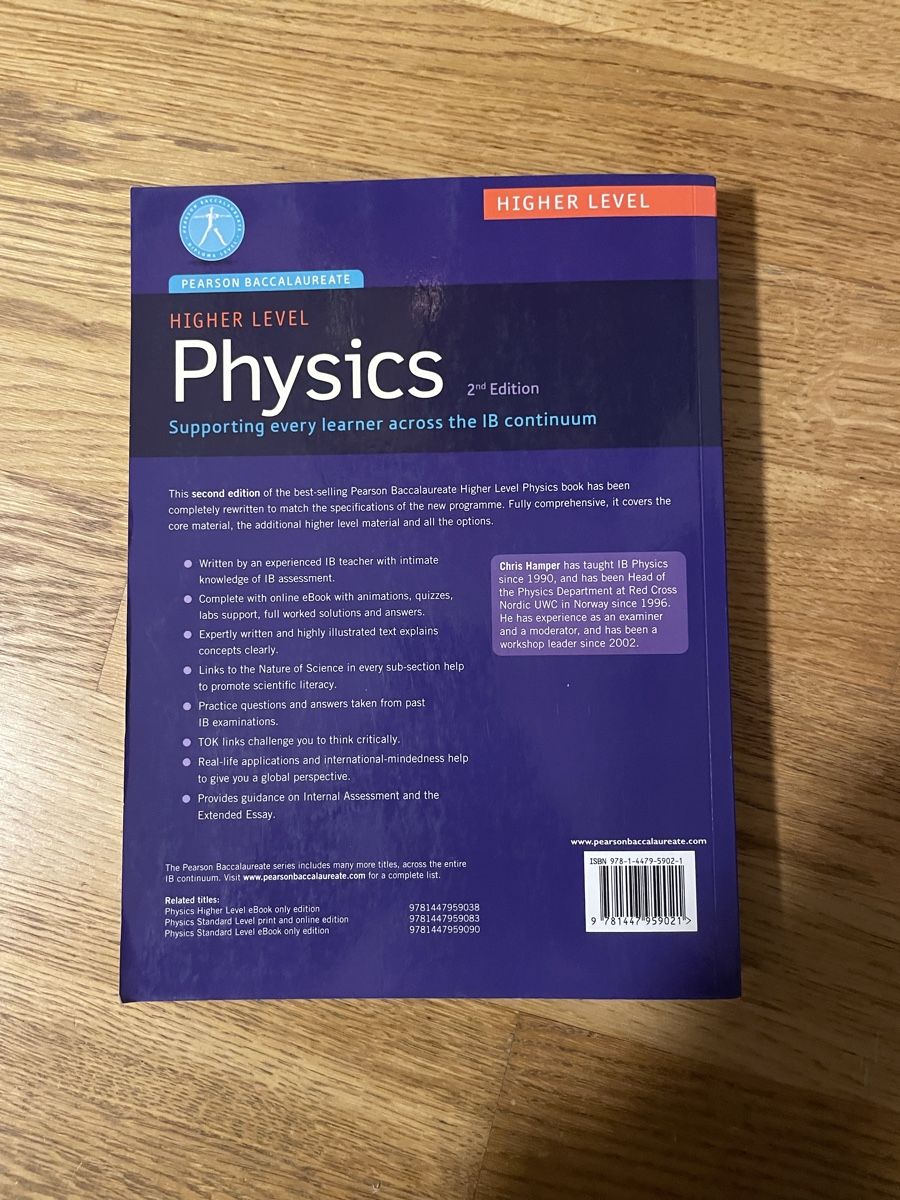Bücher: IB Physics Higher Level, 2nd edition, pearson – Gebraucht aus Basel von Sarah921 1