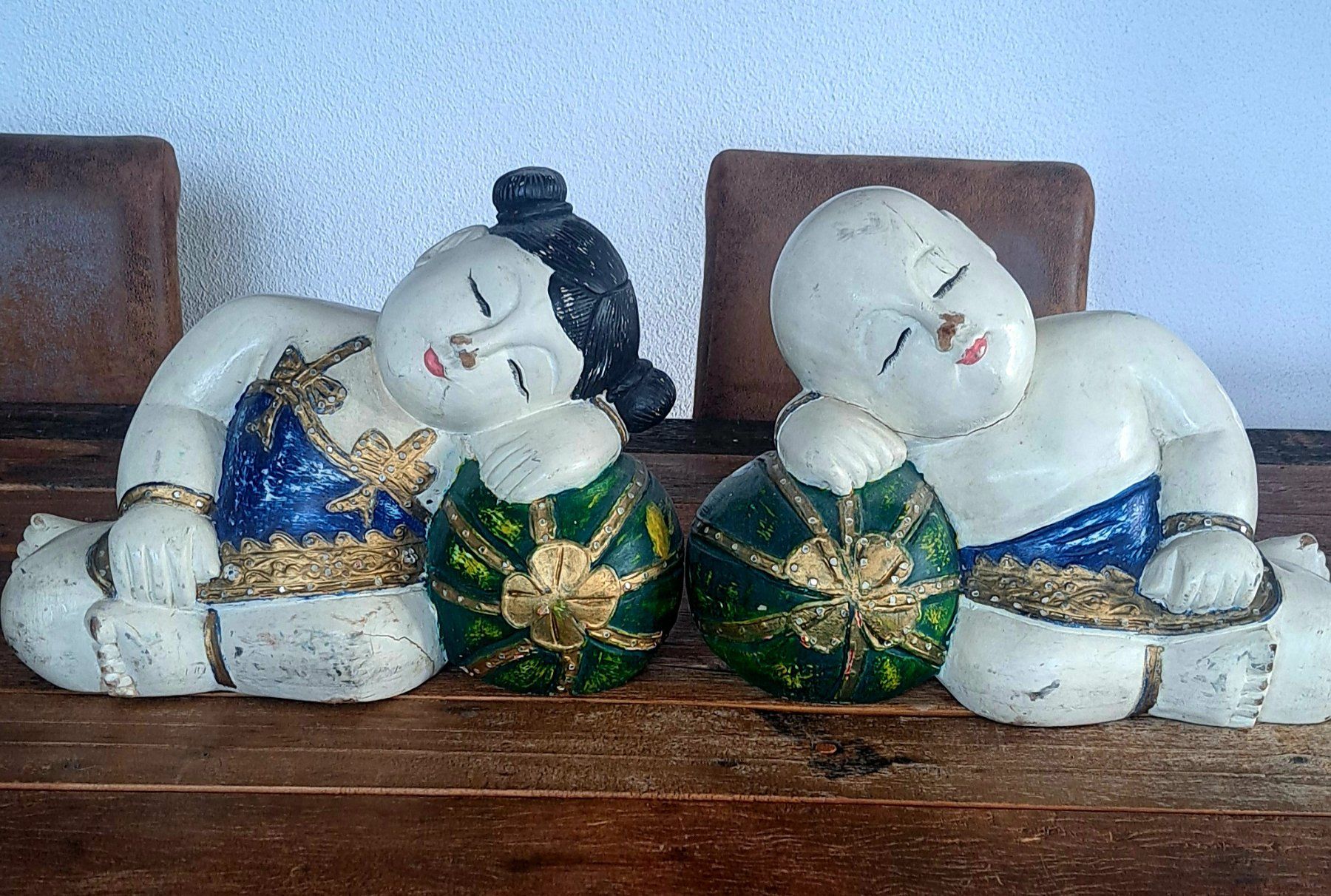 Statuette: Asiatische Glücksbringer Figuren, Deko. – Usato da Dübendorf venduto da Tomirabbit