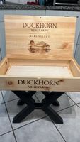 Duckhorn Wein Kiste Tisch, Holz, Unikat, Neuwertig!
