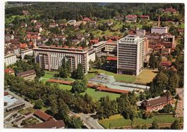 WINTERTHUR Flugaufnahme Kantonsspital, Bahnwagen SBB, Auto