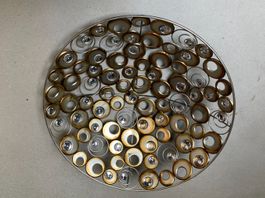 Deko-Objekt Metall, Schale, Durchmesser 39cm,Top Zustand!
