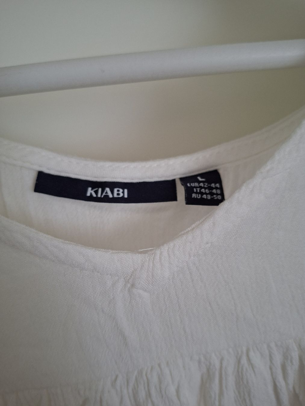 Kleider: Robe d'été blanche Kiabi, taille L, neuve – Neu (gemäss Beschreibung) aus Plan-les-Ouates von Laly_92 1