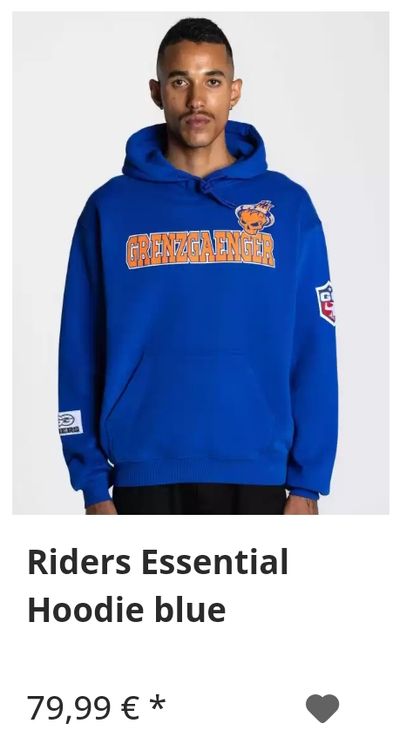 GRENZGAENGER Performance Hoodie Navy L