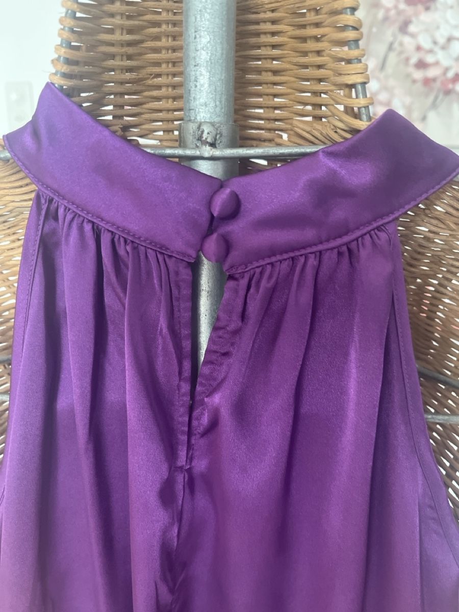 Tops: Neckholdertop, lila, glänzend, XL – Gebraucht aus Solothurn von Bobesch08 3