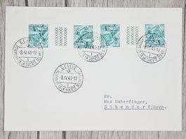 CL13 Enveloppe + Timbre Suisse 1946